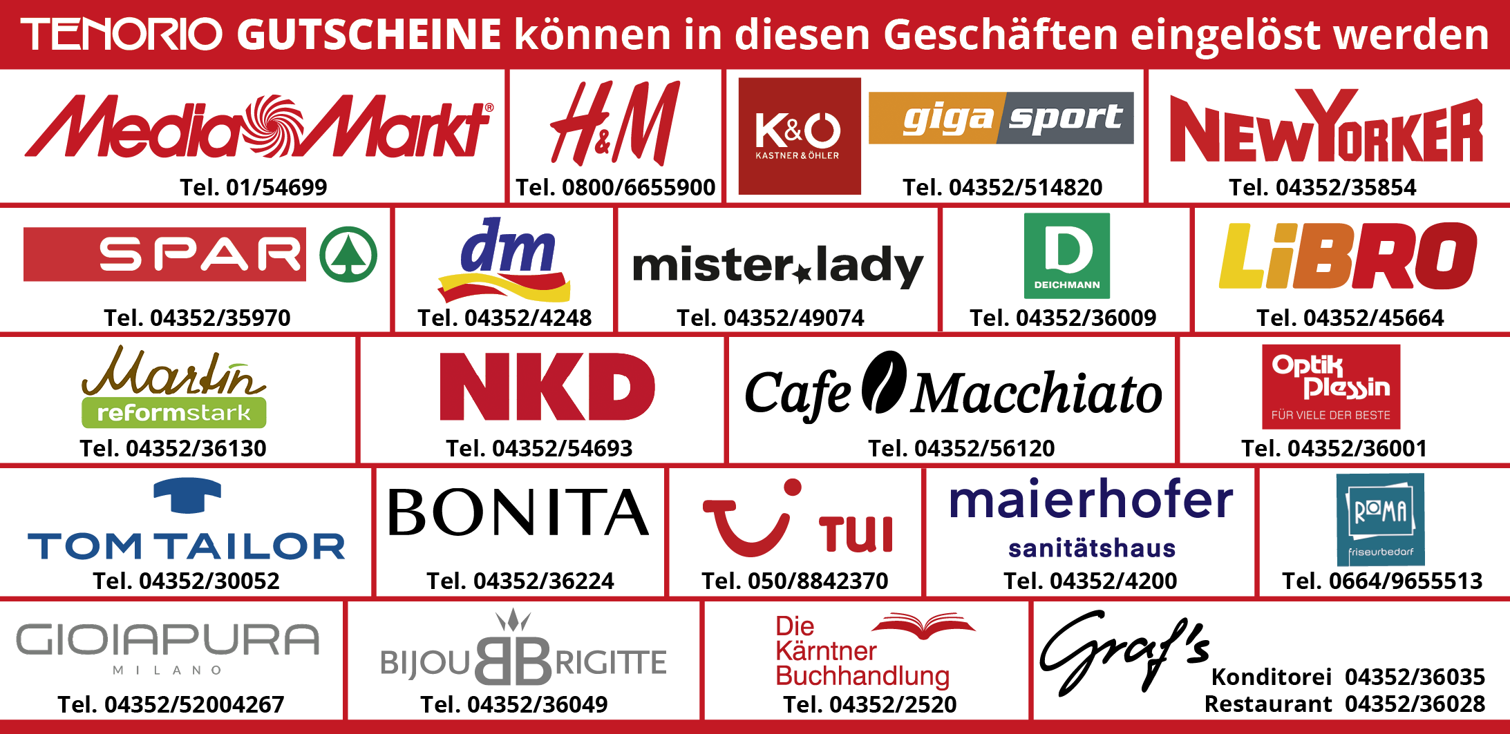 Tenorio Gutschein Shopinfo