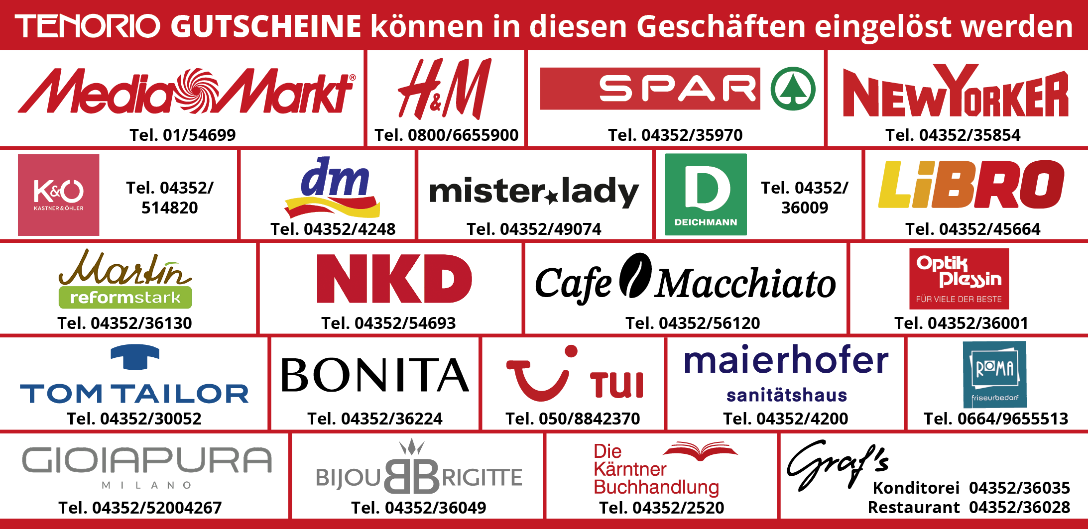 Tenorio Gutschein Shopinfo